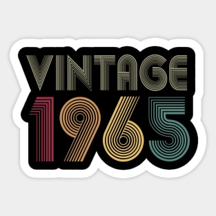 55th Birthday 1965 Gift Vintage Classic Sticker